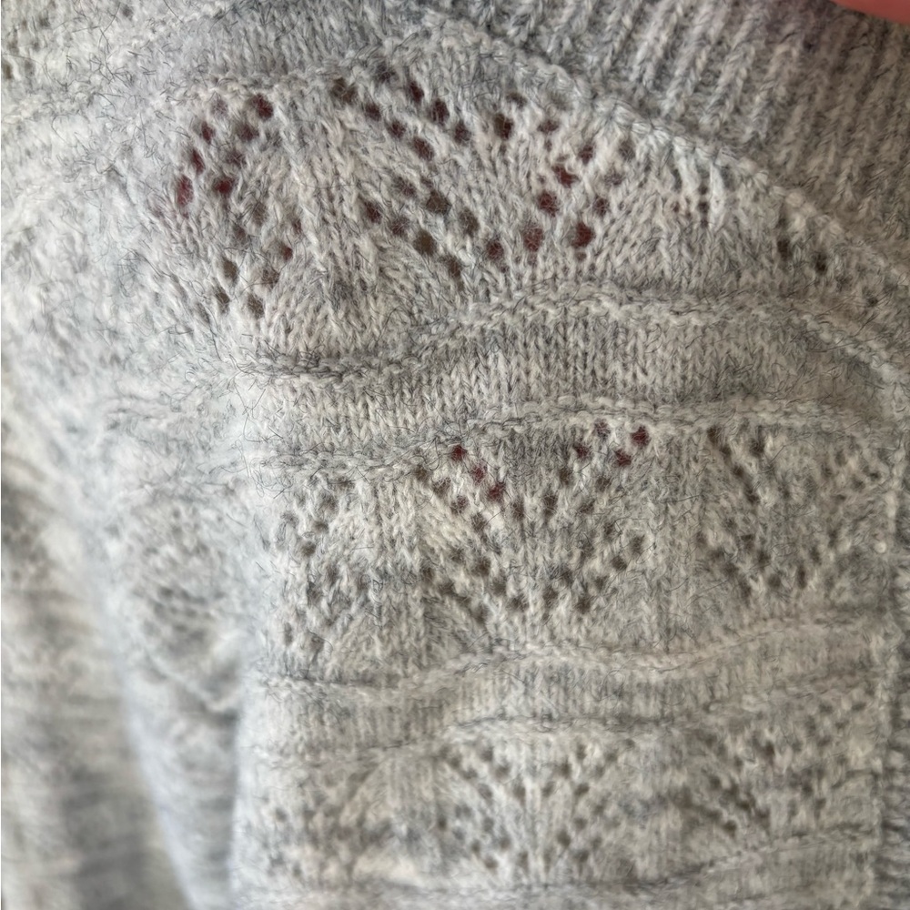 Grey button up sweater 
Women’s size XL - Picture 6 of 14